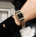 Cartier 27*37*6MM Imported Quartz Movement Women's Black Watch